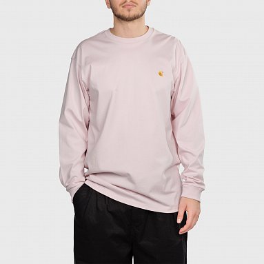 Лонгслив Carhartt Wip L/S Chase T-Shirt розовый, артикул I026392.2VA.XX