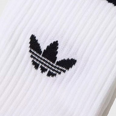 Носки Adidas Originals Solid Crew Sock 3 Pairs, цвет белый, артикул IJ0734