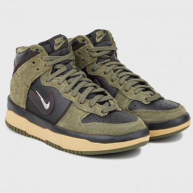 Кроссовки Nike Dunk High Up W, цвет зеленый, артикул DH3718-200