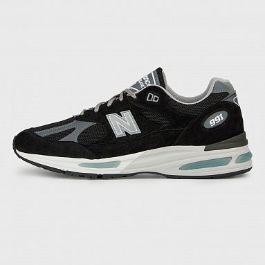 Кроссовки New Balance 991v2 Made in England черный, артикул U991BK2/D