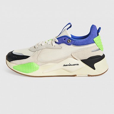 Кроссовки Puma RS-X Sankuanz Cloud Cream/Royal Blue, цвет мультиколор, артикул 36961001