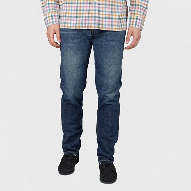Мужские джинсы Edwin Regular Tapered Kaihara Pure Indigo Stretch Denim 13oz синий, артикул I032057.01.JV