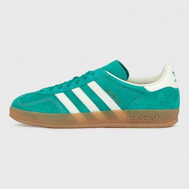 Кроссовки adidas Originals Gazelle Indoor зеленый, артикул JQ8391
