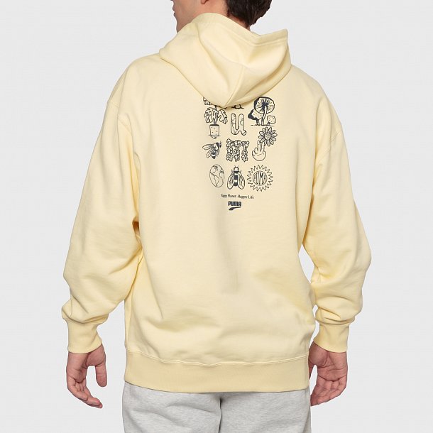 Толстовка Puma Downtown Graphic Hoodie Tr - фото 1
