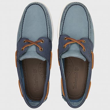 Мокасины Timberland 2 Eye Classic Boat, цвет синий, артикул TB0A2PB8ES21