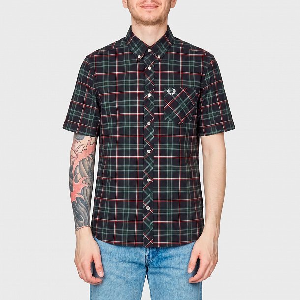 Рубашка Fred Perry Tartan Short Sleeve Shirt