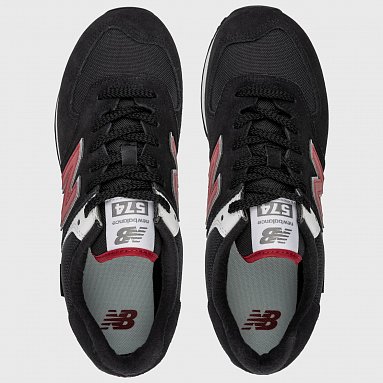Кроссовки New Balance 574, цвет черный, артикул U5748JL