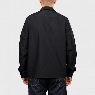 Рубашка Fred Perry Lightweight Zip-Through Overshirt, цвет черный, артикул M5684-236