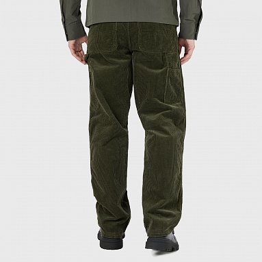 Брюки Carhartt Wip Single Knee Pant, цвет зеленый, артикул I028627.1NQ.02