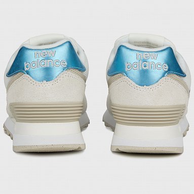Кроссовки New Balance 574, цвет бежевый, артикул W57472M/B