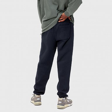 Брюки Carhartt Wip Chase Sweat Pant, цвет синий, артикул I028284.00H.XX