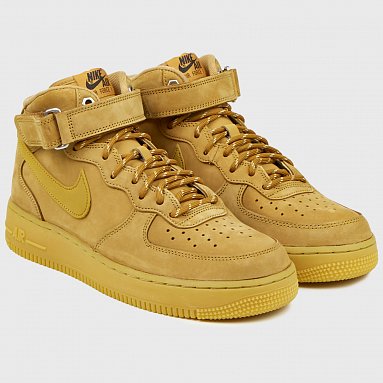 Кроссовки Nike Air Force 1 Mid '07, цвет коричневый, артикул DJ9158-200