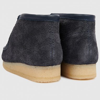 Ботинки Clarks Originals Wallabee Boot, цвет синий, артикул 26155048