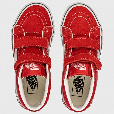 Кеды Vans Kids Sk-8 Mid Reissue V , цвет красный, артикул VN00018TH1N1