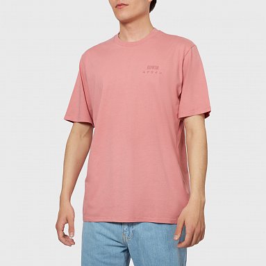 Футболка Edwin Logo Chest Ts розовый, артикул I026690.0WT.67