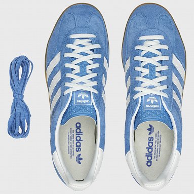 Кроссовки adidas Originals Gazelle, цвет голубой, артикул HQ8717