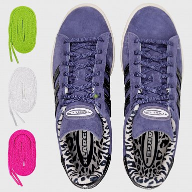 Кроссовки adidas Originals x Xlarge Campus 80s, цвет фиолетовый, артикул GW3247