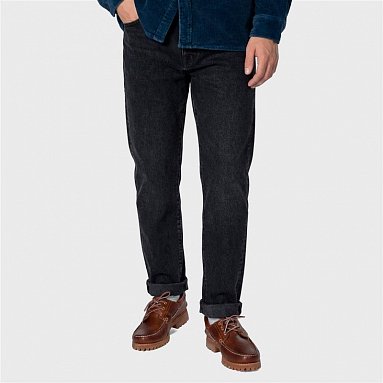 Мужские джинсы Edwin Regular Tapered Kaihara Right Hand Black Denim 13oz черный, артикул I035082.89.OC