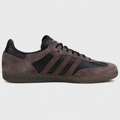 Кроссовки adidas Originals x Kader Sylla Samba Adv, цвет коричневый, артикул IF9235