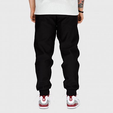 Брюки Carhartt Wip American Script Jogging Pant, цвет черный, артикул I027042.89.XX