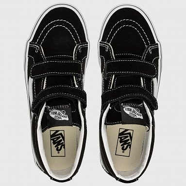 Кеды Vans Youth Sk-8 Mid Reissue V , цвет черный, артикул VN0A4UI56BT1