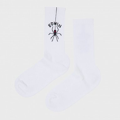 Носки Edwin Spider Socks белый, артикул I032680.02.67