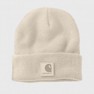 Шапка Carhartt Tonal Patch Beanie бежевый, артикул 101070-A16