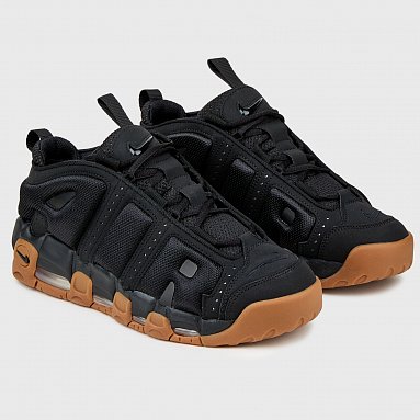 Кроссовки Nike Air More Uptempo Low, цвет черный, артикул FZ3055-003
