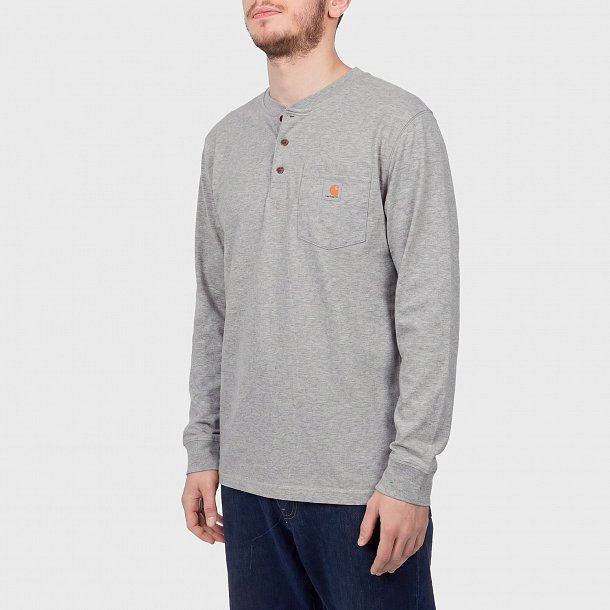 Лонгслив Carhartt L/S Pocket Henley T-Shirt