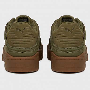Кроссовки Puma Slipstream Suede, цвет зеленый, артикул 387547-03