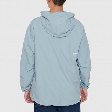 Куртка анорак Asics Tiger Wind Breaker Jkt, цвет голубой, артикул 2191A110-400