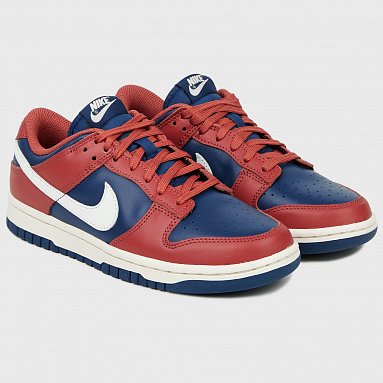 Кроссовки Nike Dunk Low Retro, цвет красный, артикул DD1503-602
