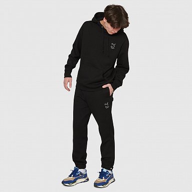 Толстовка Puma X Maison Kitsune Hoodie, цвет черный, артикул 532325-01