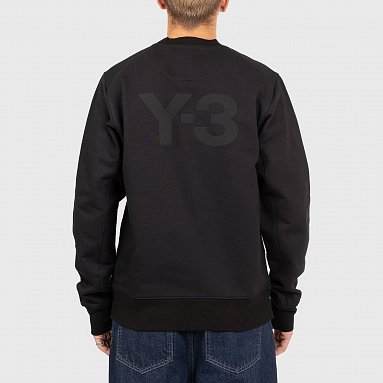 Свитшот Y-3 Classic Back Logo Crew Neck, цвет черный, артикул FN3371