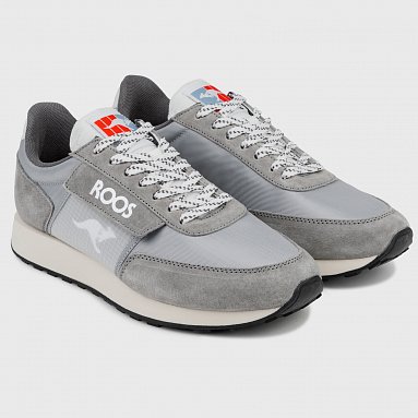 Кроссовки KangaROOS Flap Og, цвет серый, артикул 47298-000-2005