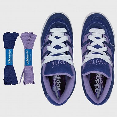 Кроссовки adidas Originals x Mait Steenhoudt Adimatic Mid, цвет фиолетовый, артикул IG8174