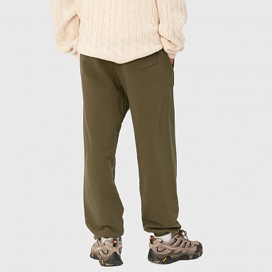Брюки Carhartt Wip Pocket Sweat Pant, цвет зеленый, артикул I032342.1NP.XX