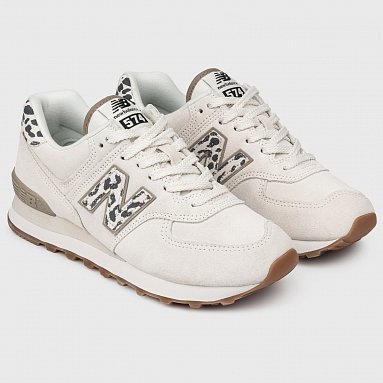 Кроссовки New Balance 574 , цвет бежевый, артикул WL574XD2