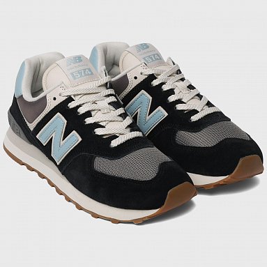 Кроссовки New Balance 574 Varcity, цвет черный, артикул WL574RCA/B