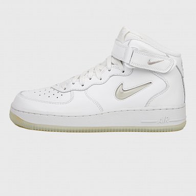 Кроссовки Nike Air Force 1 Mid '07 Colour of the Month белый, артикул DZ2672-101