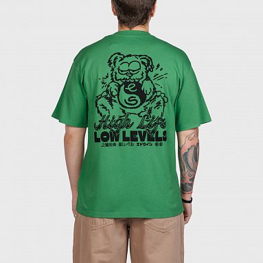 Футболка Edwin High Bear Ts, цвет зеленый, артикул I035030.2ZD.67