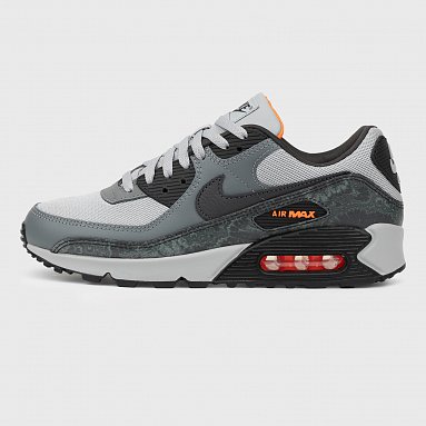 Кроссовки Nike Air Max 90, цвет серый, артикул IQ0172-900