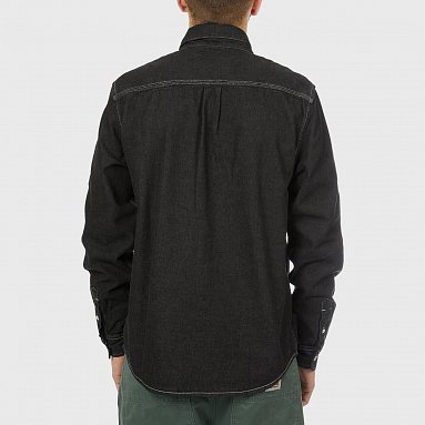 Рубашка Carhartt Wip L/S Weldon Shirt, цвет черный, артикул I031928.89.06