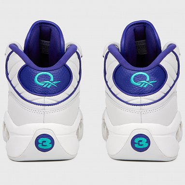 Кроссовки Reebok Question Mid Charlotte Hornets, цвет белый, артикул GW8853