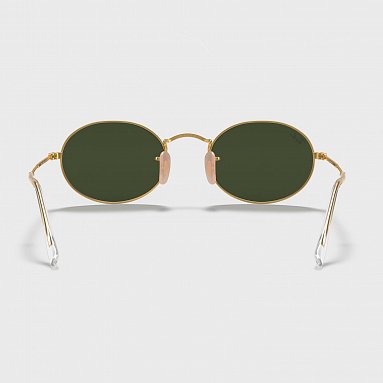 Очки Ray-Ban Oval Metal, цвет коричневый, артикул RB3547 001/31
