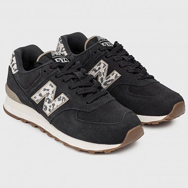 Кроссовки New Balance 574 , цвет черный, артикул WL574XE2