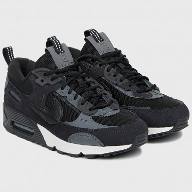 Кроссовки Nike Air Max 90 Futura W, цвет черный, артикул DM9922-003