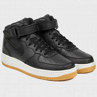 Кроссовки Nike Air Force 1 Mid '07 Lx, цвет черный, артикул DV7585-001