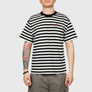 Футболка Edwin Basic Stripe Ts черный, артикул I031841.0D2.67