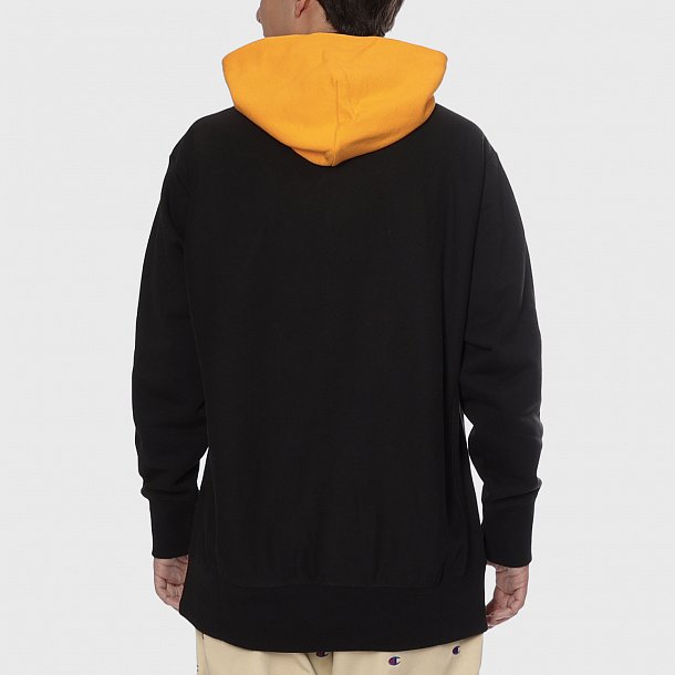 Толстовка Champion Reverse Weave Contrast Hoodie Logo Script - фото 1